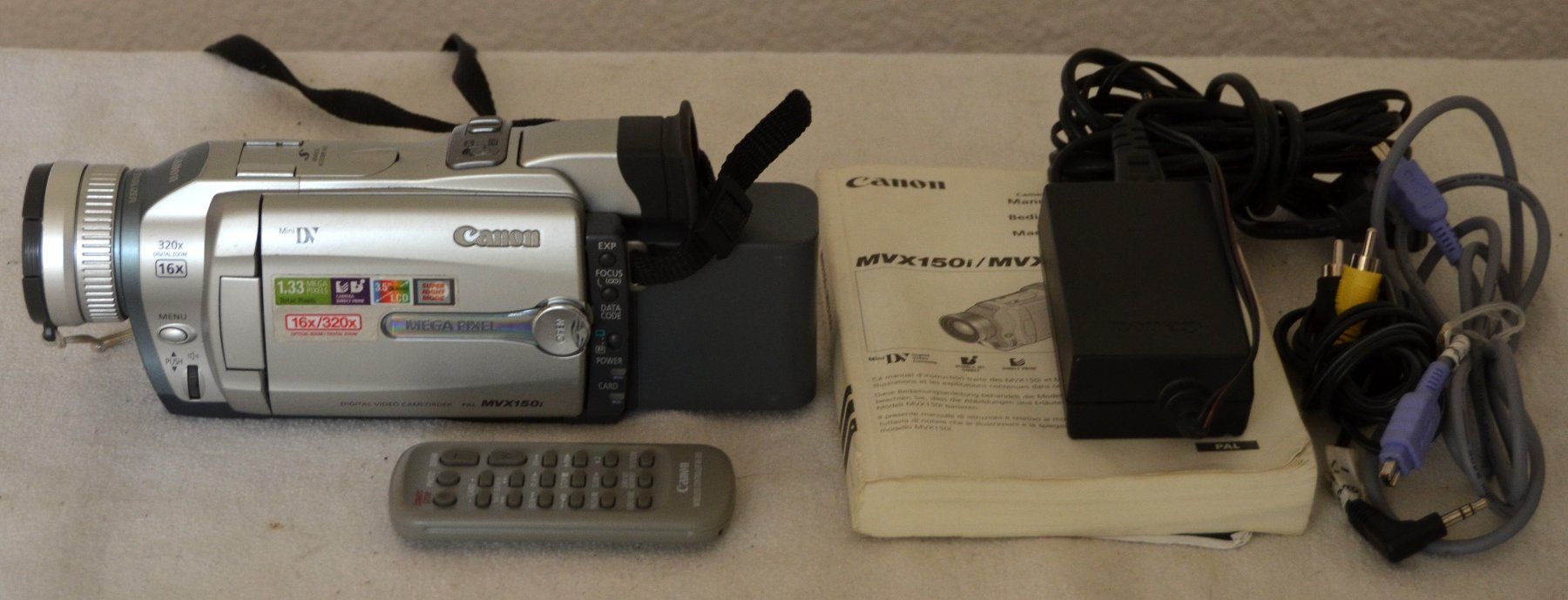 Canon Videocamere: Camcorder MiniDV Canon MVX150i E caméscope – Usato da Collonges venduto da arashee 1