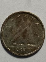 Canada - 10 cents - 1949 - Georges 6 - AG 