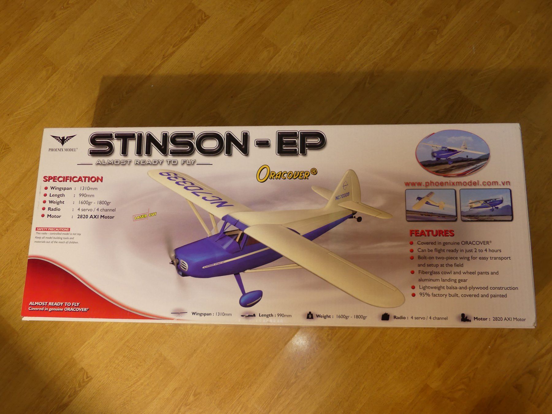 RC Modellbau: ARF - Bausatz  Stinson - EP von Phoenix-Model – Neu und originalverpackt aus Dürrenäsch von Seafang