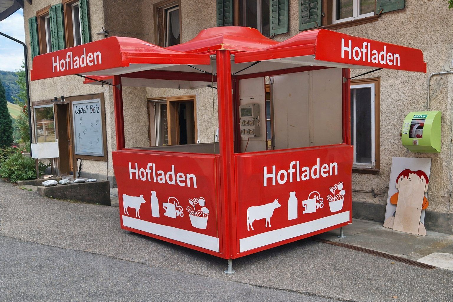 Sonstiges für Firmenanlässe & Parties: Hofladen – Gebraucht aus Wynigen von Glacema