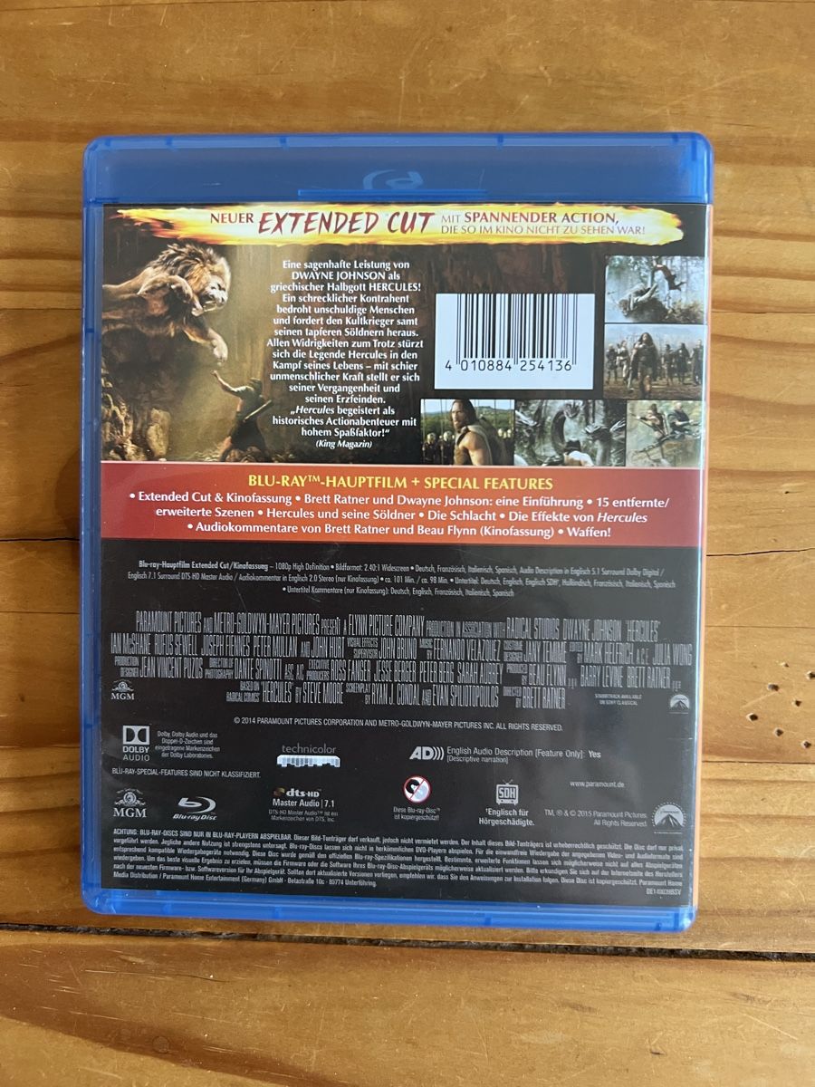 Tutti i DVDs: BR, Herkules mit Dwayne Johnson, Top Zustand – Nuovo (secondo la descrizione) da Kallnach venduto da sta_sy57 1