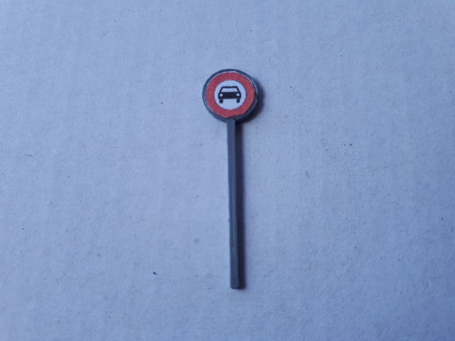 Accessori: Verbot Motorwagen Schild H0 – Nuovo (secondo la descrizione) da Büren zum Hof venduto da tigerkatze28