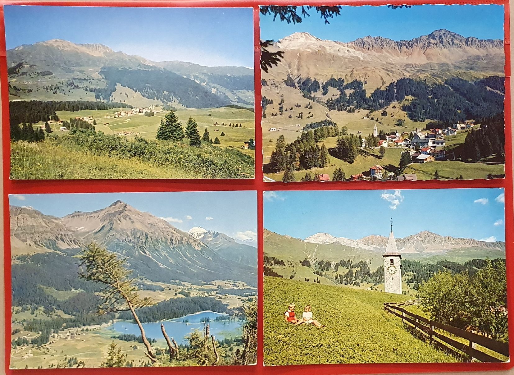 Cartoline postali: 4 Ansichtskarten Parpan 1962 – Usato da Kreuzlingen venduto da Rschweiz1