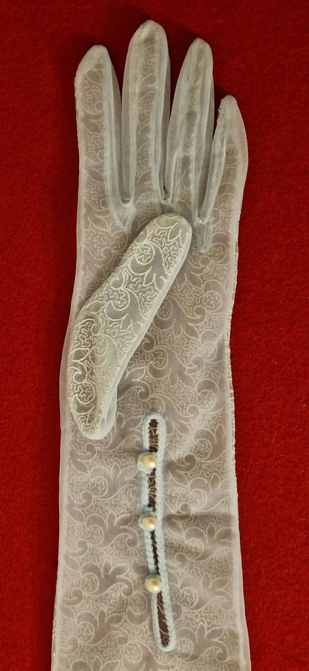 Guanti & manicotti: Vintage! Abend- /Opernhandschuhe - Opera Gloves NO Replika – Usato da Zürich venduto da silver-team 6