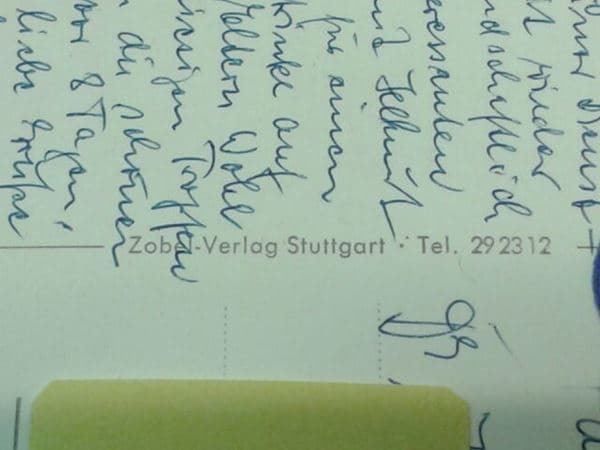 Cartoline postali: Burg Guttenberg 1962 – Usato da Schaffhausen venduto da vintageworld 8