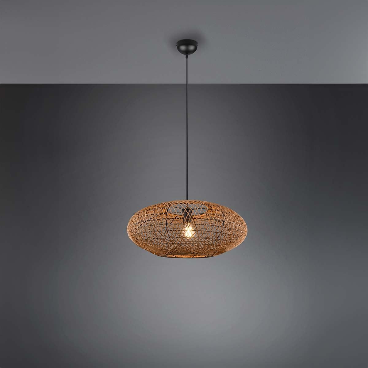 Lampadari & plafoniere: Pendelleuchte, Korbgeflecht, 52 cm Ø – Nuovo (secondo la descrizione) da Kreuzlingen venduto da Smart-Light