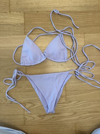 Sans Culottes Bikini Set Lila Sommer, Grösse S/M, Top Zustan