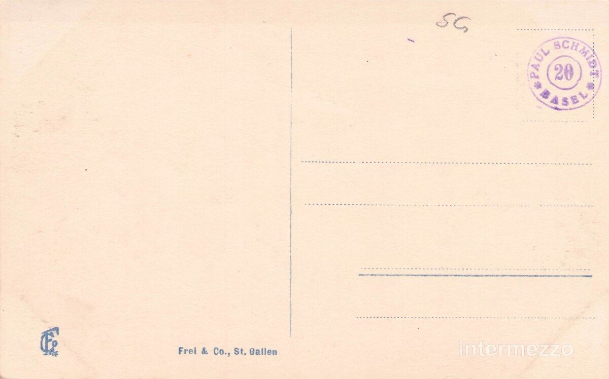 Cartoline postali: St. Gallen // Scheffelstein Schafe – Usato da Basel venduto da intermezzo12 1