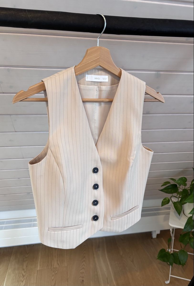 Mango Gilet & Giacche senza maniche: MANGO pinstriped vest, xxs – Nuovo (secondo la descrizione) da Kilchberg ZH venduto da ben_pc68 8