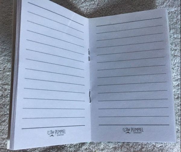 Blocchi: Pummeleinhorn Notizheft Notebook Heft gestreift – Nuovo (secondo la descrizione) da Buchs SG venduto da Billikatze5 1