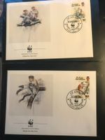 WWF Brunei 1991 Satz Nasenaffe ill. Ersttagsbriefe