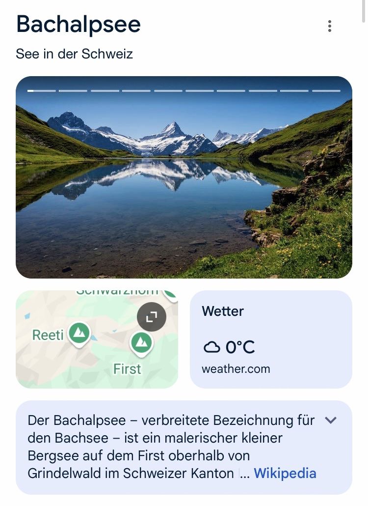 Gemälde: J. Besse Bachalpsee 1912 – Defekt aus Wolfhalden von SecondAntique 8