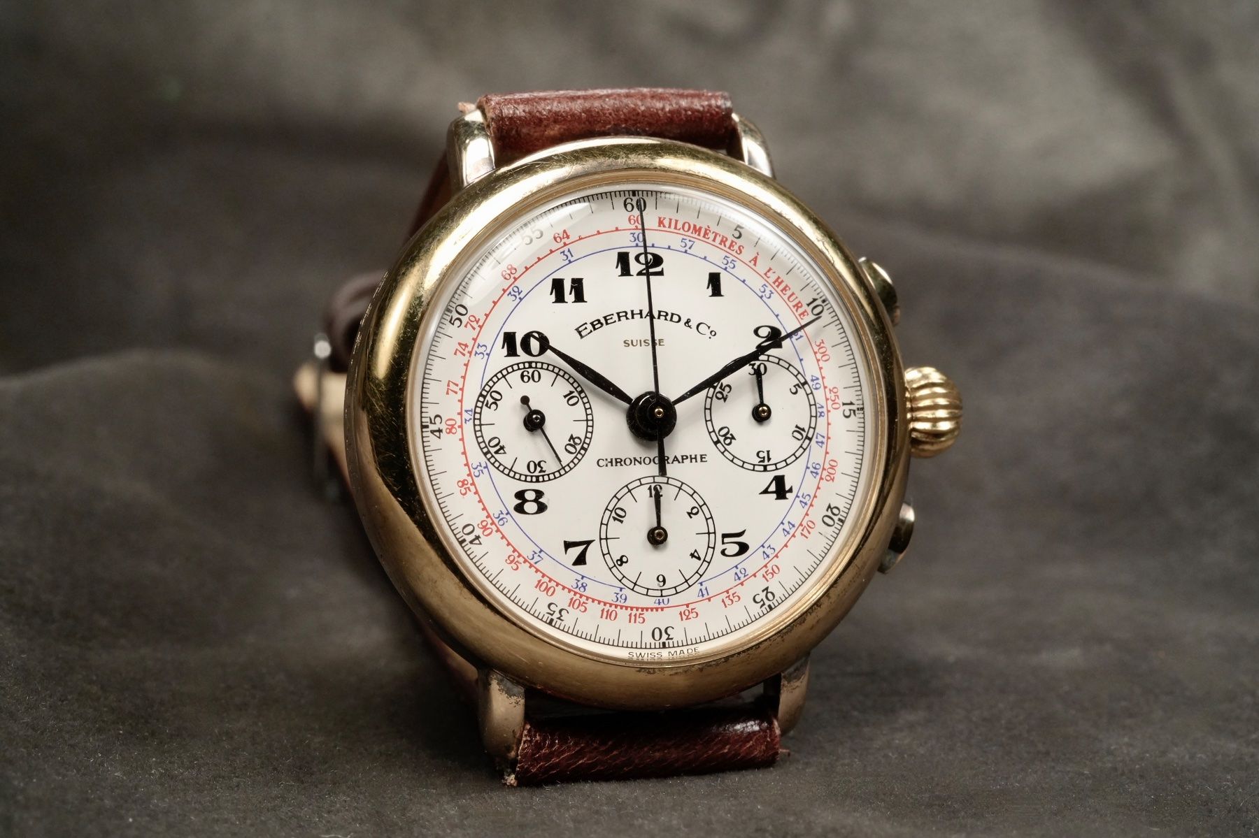 Eberhard & Co. Orologi: Eberhard - Replica Ref.36008 Sterling Silver 925 Gold Plated – Usato da Morcote venduto da chronoservice 2