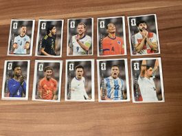 Fussball Sammelkarten 10 Stk. gemischte Spieler TOP Zustand