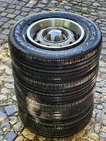 4× Oldtimer Stahlfelgen 14 Mopar / Plymouth / Dodge