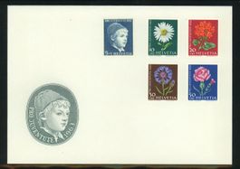 1963, Pro Juventute, FDC, Ersttagsbrief, OHNE STEMPEL