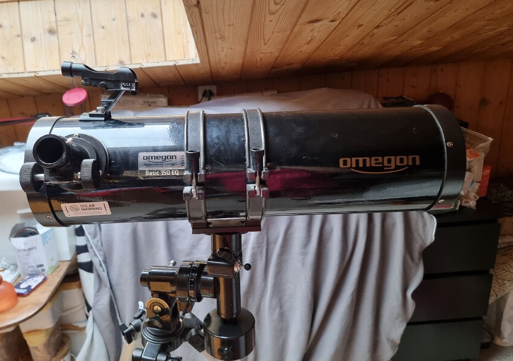 Omegon Telescopi: Omegon 150/750 EQ-3 Teleskop – Usato da Rifferswil venduto da sandra0010 4