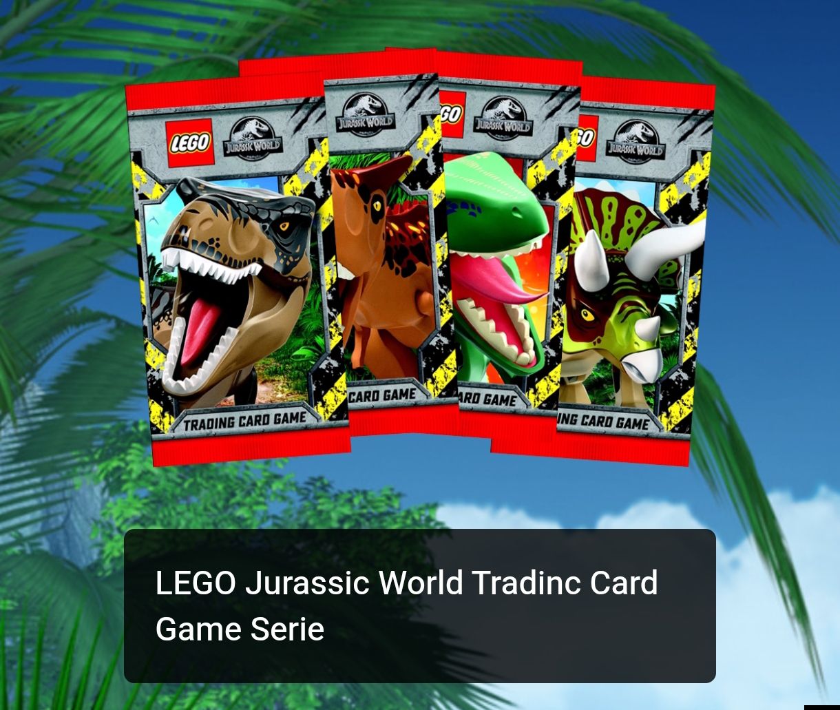 Panini Carte collezionabili: LEGO Jurassic World Trading Cards – Nuovo (secondo la descrizione) da Langenthal venduto da SchwarzeRose5