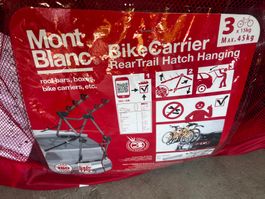 Fahrradträger Mont Blanc Rear Trail für 3 Fahrräder Top Zust