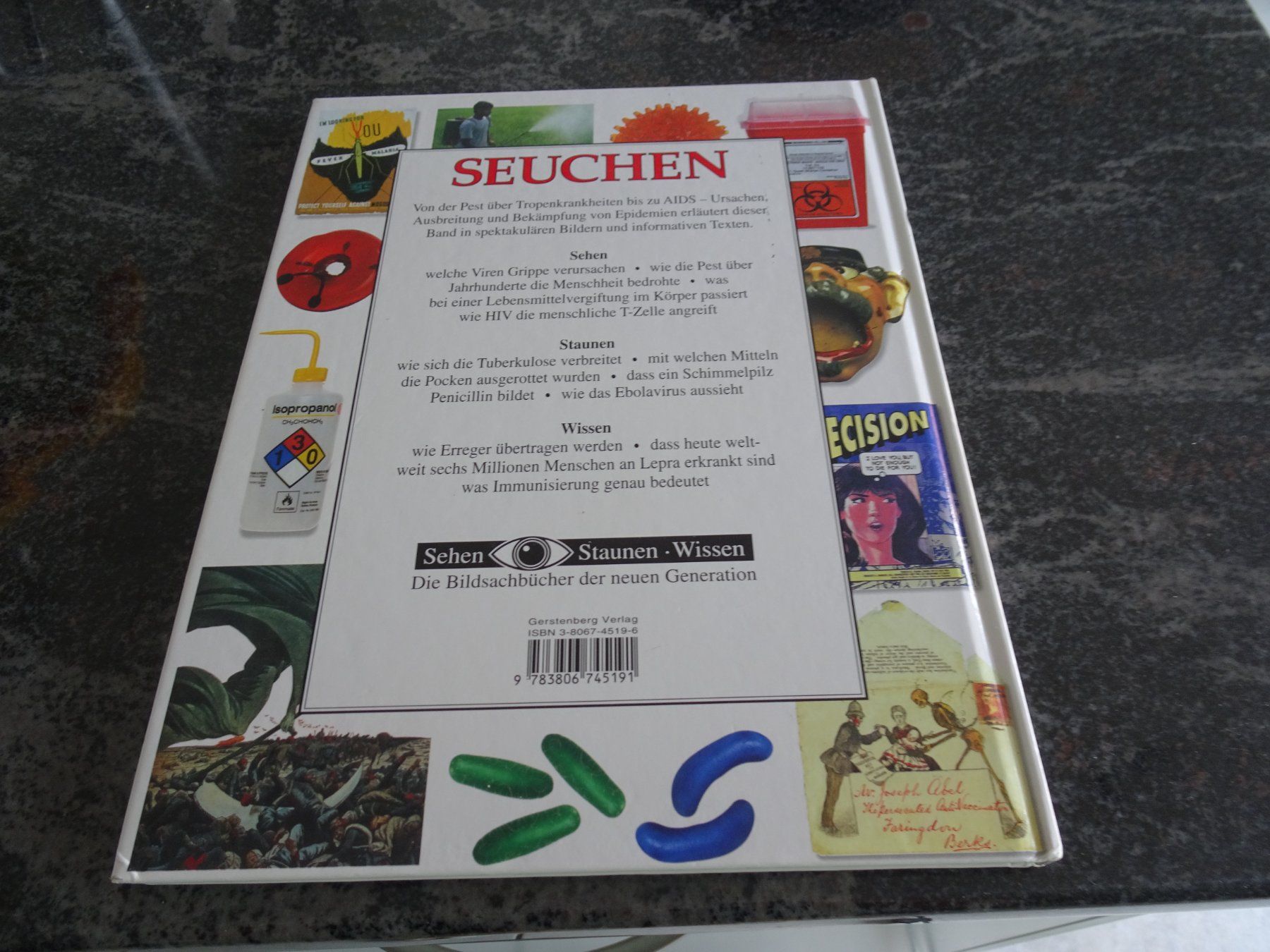 Libri: Sachbuch Seuchen Ursachen Ausbreitung Bekämpfung (726) – Usato da Zürich venduto da Roulet 1
