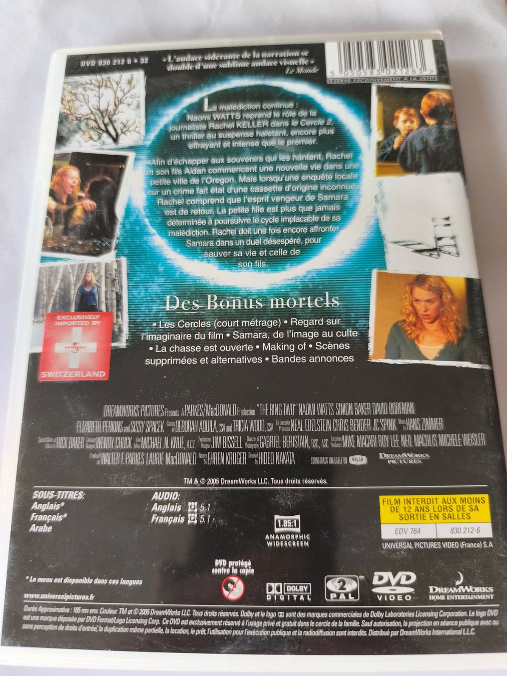 Tutti i DVDs: Le Cercle - The Ring 2 DVD parfait pour frissonner! – Usato da Tavannes venduto da Xeney 1