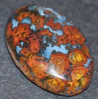 Cabochon L-8110 – Marokkanischer Nahtachat 24x16mm