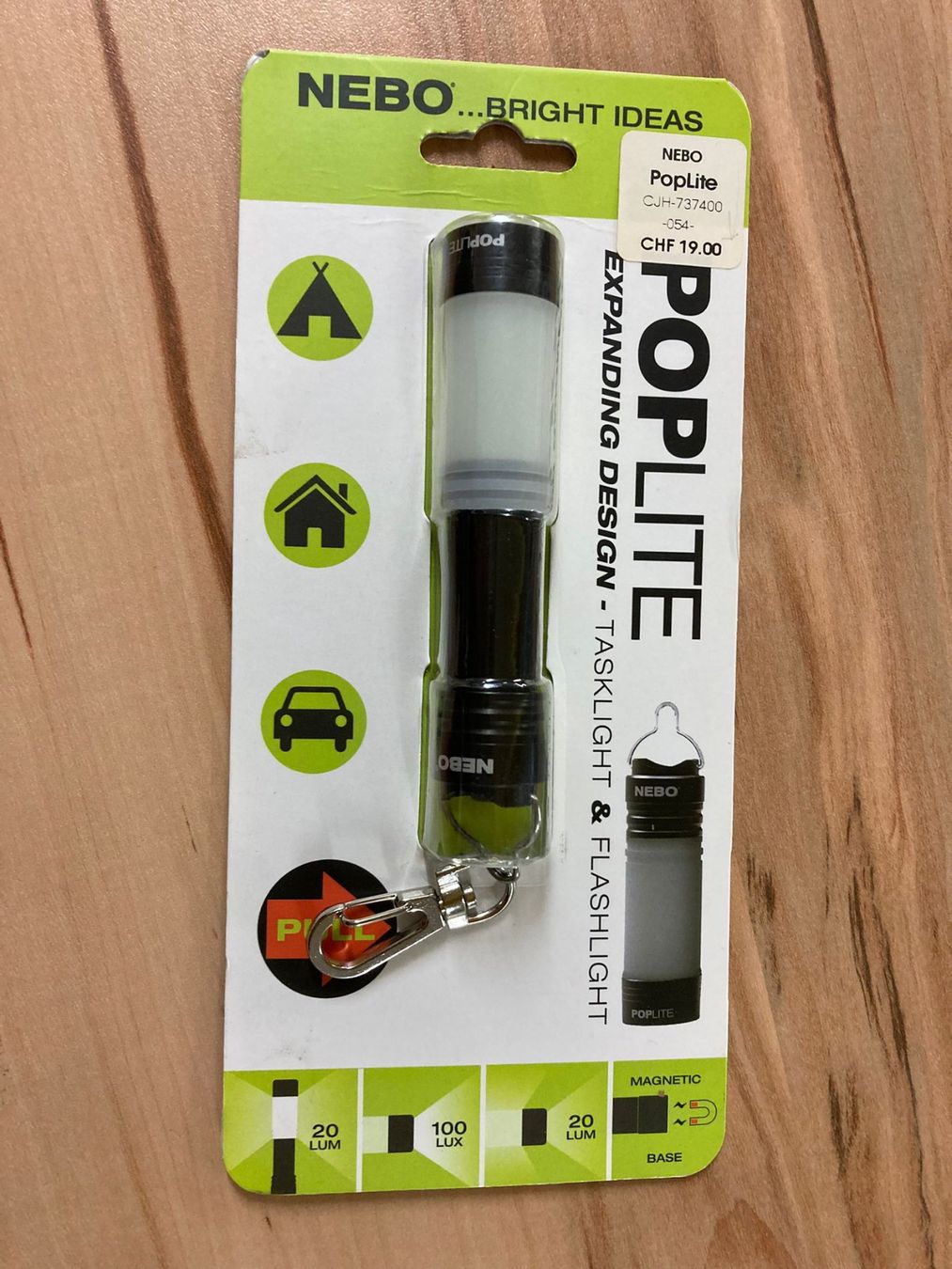 Lampen: PopLite Expanding Design Tasklight und Flashlight – Gebraucht aus Buchs SG von Pocolocoli