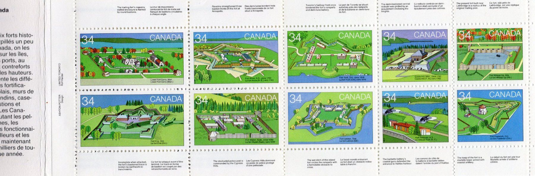 Alle Briefmarken: R6557  /  CANADA 1985 carnet neuf XX – Neu (gemäss Beschreibung) aus Ste-Croix von MONT-TAGNAC
