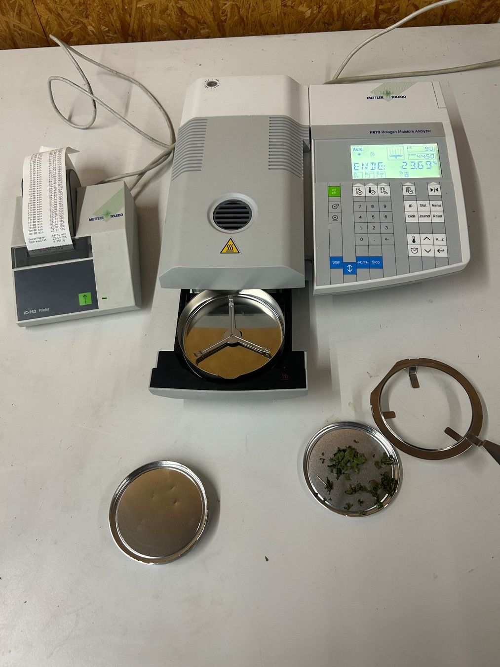Mettler Toledo Accessori da laboratorio: Mettler Toledo HR73 Moisture Analyzer – Usato da Schupfart venduto da philippb06 4
