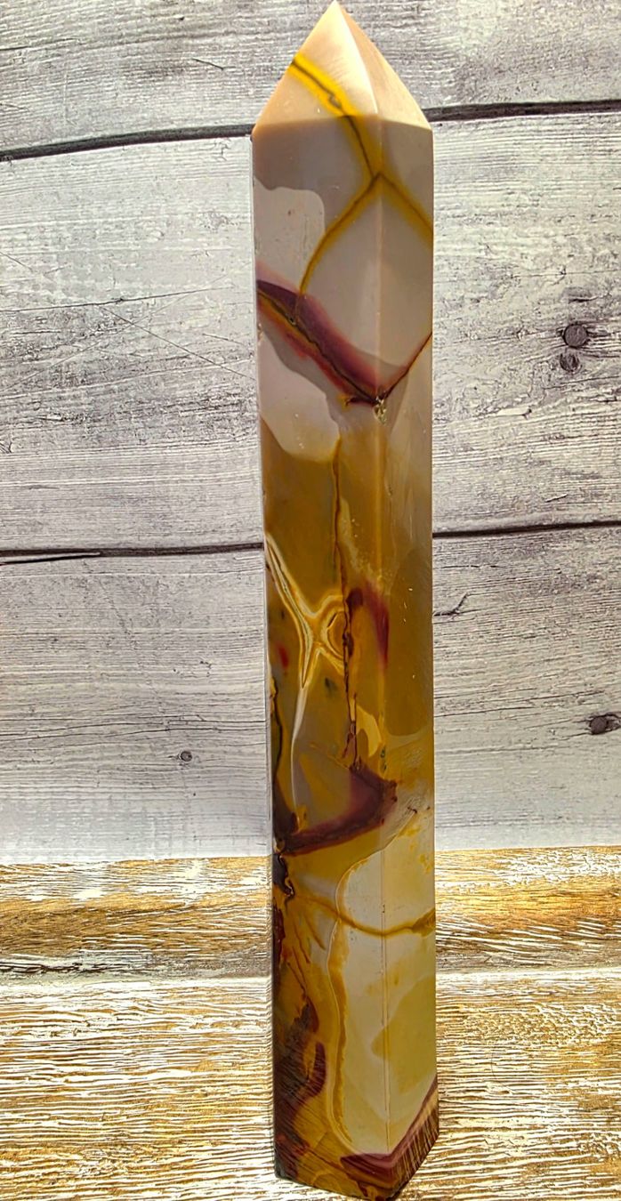 Mineralien & Heilsteine: Toller Mookait Obelisk 596g – Neu (gemäss Beschreibung) aus Matzingen von Shay_Crystalz 1