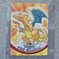 Glurak Vintage charizard Topps 1999 Pokémon blue label