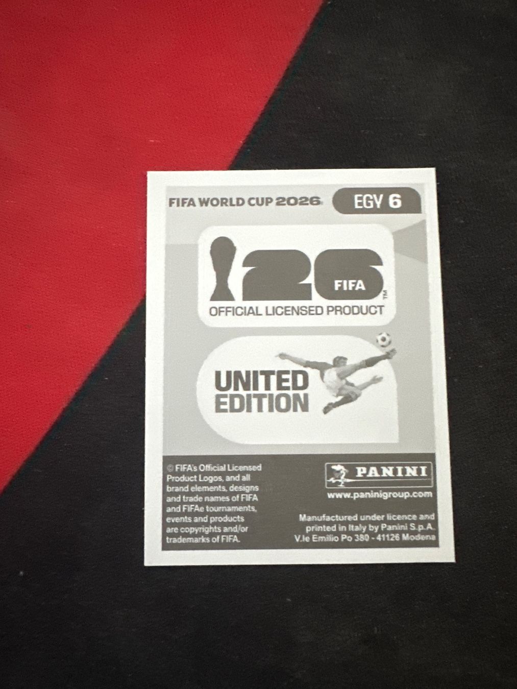 Panini Carte collezionabili: Panini FIFA WM 2026 Sticker - EGY 6 – Usato da Sulz AG venduto da DealWerk 1