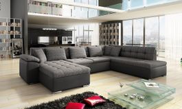 Wohnlandschaft Sofa Rechts + Bettkasten und Schlaffunktion