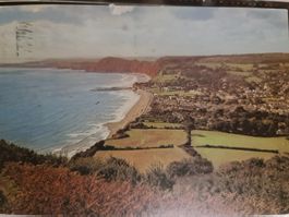 Alte Postkarte Sidmouth England 1978