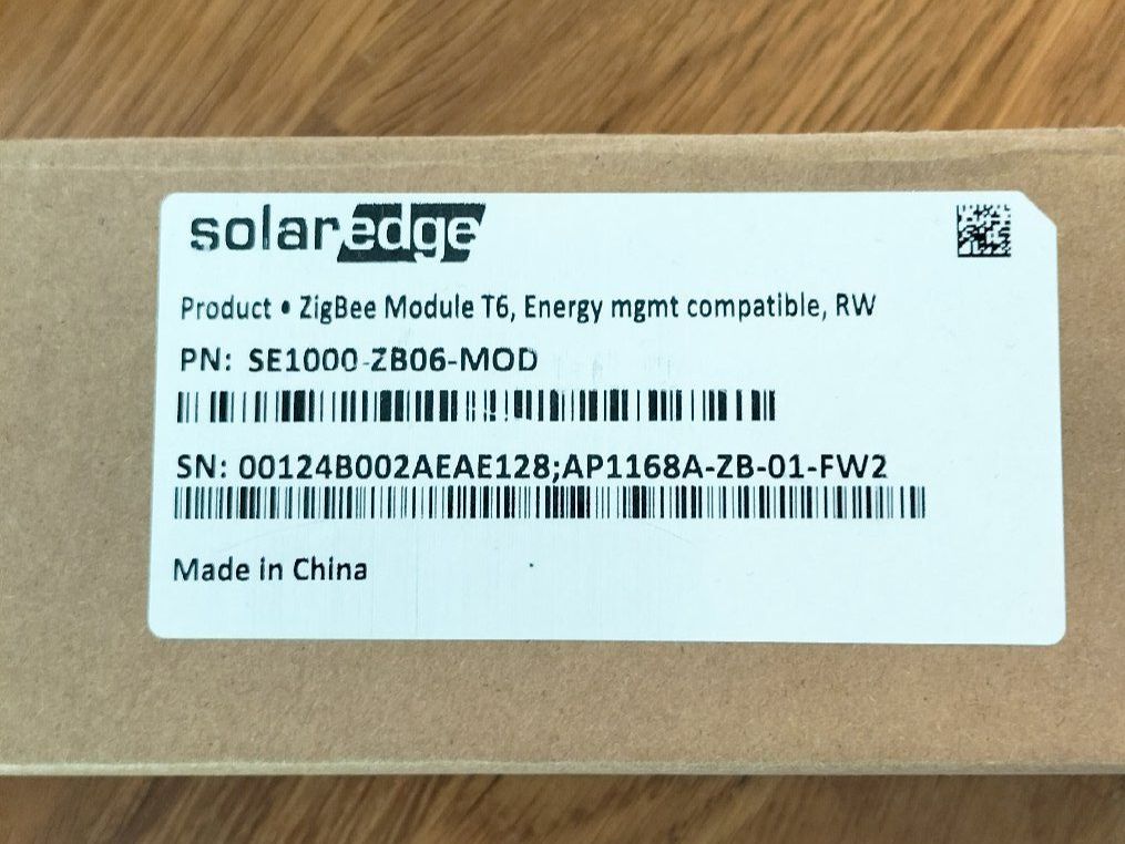 SolarEdge Elektronikbauteile: SolarEdge ZigBee Module T6 SE1000-ZB06-MOD, Neu – Neu und originalverpackt aus Balterswil von Sisar