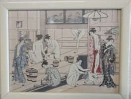 Japanische druck 2 Signiert