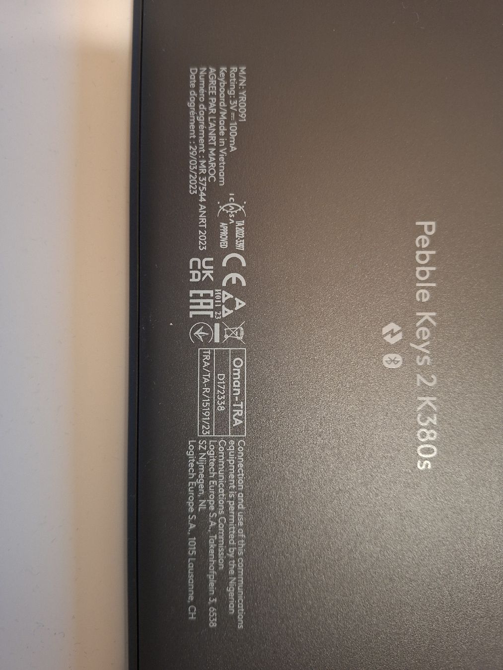 Logitech Tastaturen: Logitech Pebble Keys 2 Tastatur – Gebraucht aus Wittinsburg von Flora.11 2