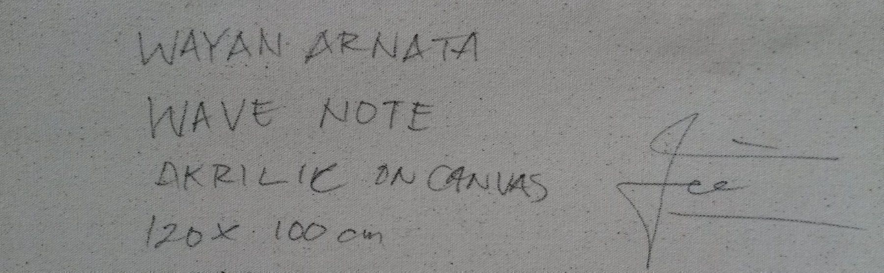 Gemälde: Wayan Arnata - Wave Note - aus Bali mit Zertifikat – Gebraucht aus Uetliburg SG von Adrianm 3