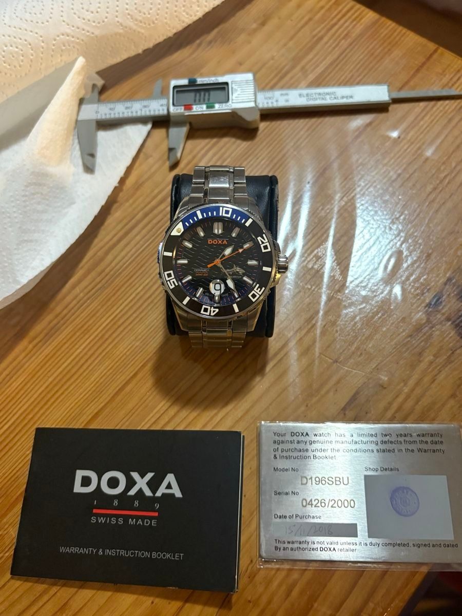 Doxa Orologi: Doxa Into Ocean Shark Automatic Limited Edition – Usato da Pratteln venduto da noah321