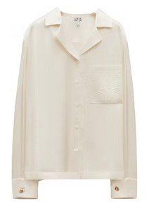 Loewe Seidenbluse / chemisier en soie  .34/36