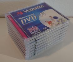 8 DVD-R Rohlinge, 4.7 GB, 16x, bedruckbar, in Jewel-Case,OVP