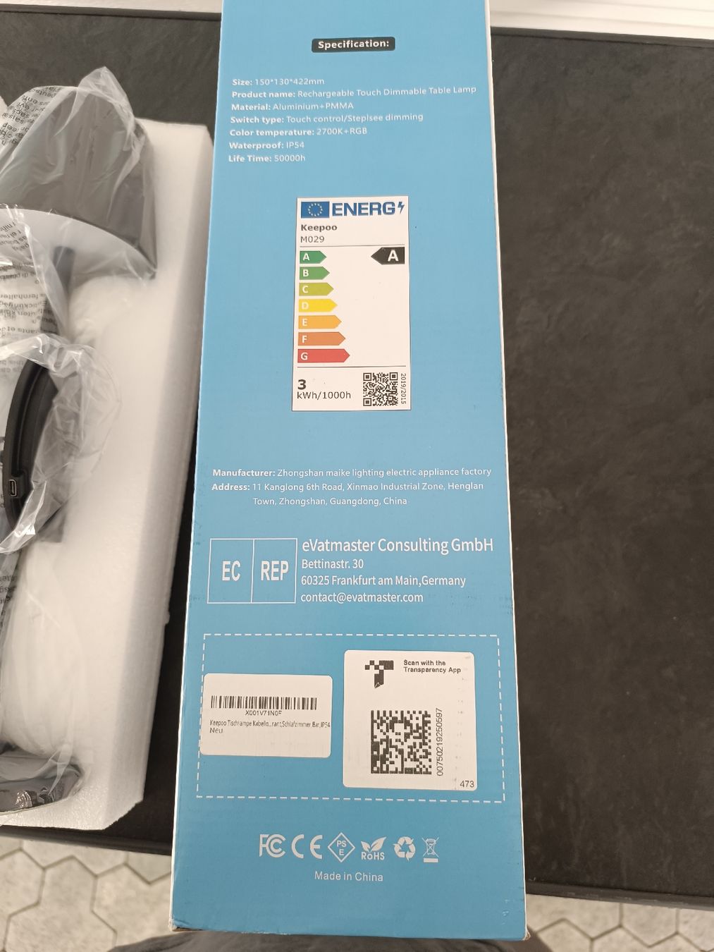 Lampen: Touch-LED-Tischlampe, dimmbar, neu – Neu und originalverpackt aus Rickenbach LU von cornel66 3