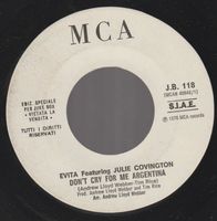 7 " juke box COVINGTON JULIE / AFRIC SIMONE EVITA - DON'T CR
