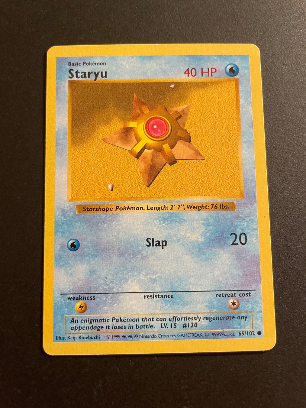 Pokémon Cartes à collectionner: Staryu Base Set 65/102 Shadowless – D'occasion à Zürich par pokemon_cards