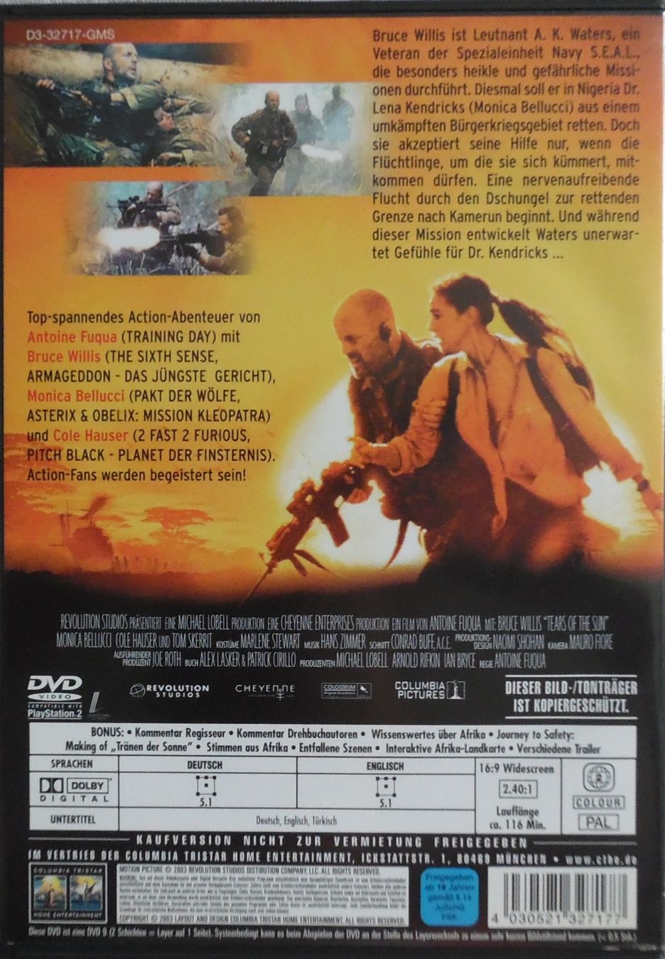 Tutti i DVDs: Tränen der Sonne – Usato da Bellinzona venduto da Luna093 2