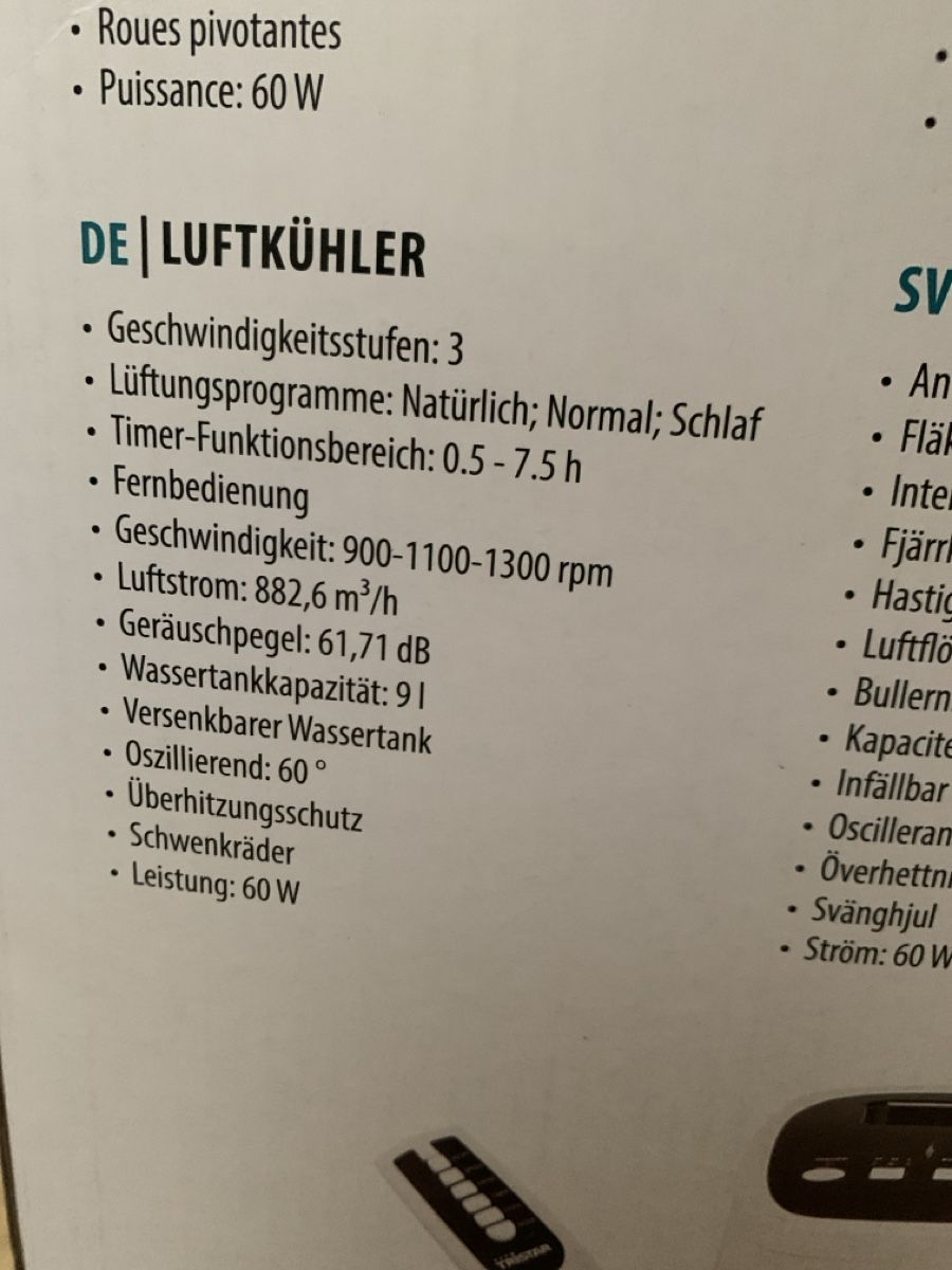 Klimageräte: Luftkühler Tristar – Gebraucht aus Worb von vivia_ne 2