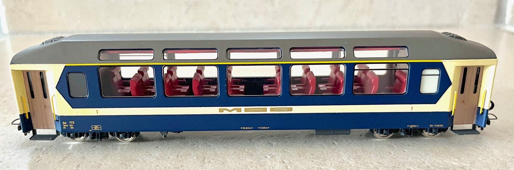 Fulgurex Modelleisenbahnen: FULGUREX H0m  MOB Set – Neu (gemäss Beschreibung) aus Bleiken von hbw45 2