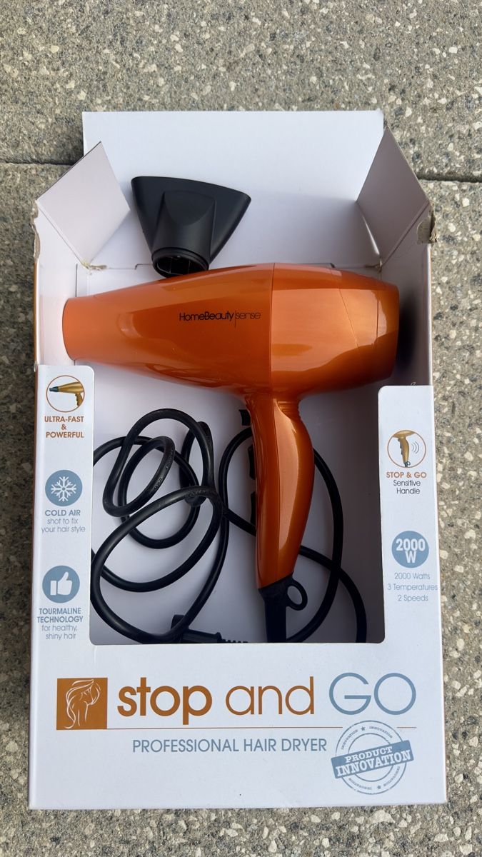 Asciugacapelli: Sèche-cheveux professionnel Stop and Go – Nuovo e nell'imballaggio originale da Saillon venduto da sve_g5f9 1