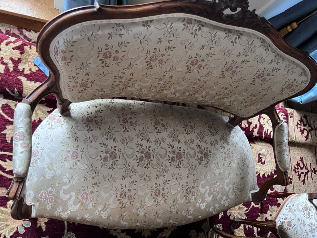 Poltrone: Bel ensemble de salon XIX style Louis XV – Usato da Pully venduto da Artemisya 2