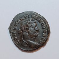 Follis (grosse römische Bronzemünze) Constantius I. 293-305